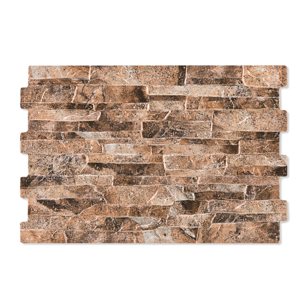 Vægflise Ledgestone Marron Mat 34x50 cm